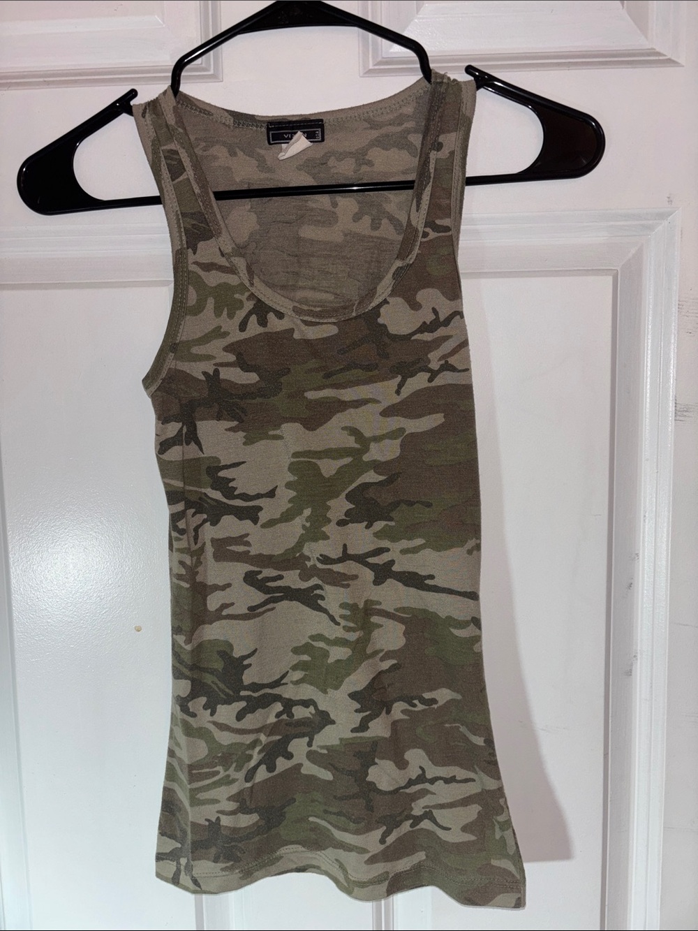 Vixen Women’s Camo soft Tank Top - Olive Green Camo